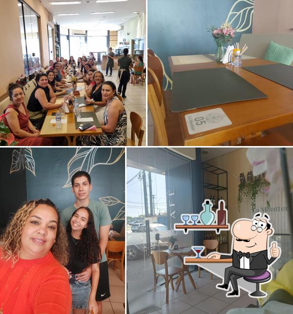 O interior do La Montter Café