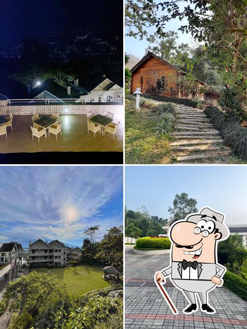 You can get some fresh air at the outside area of Sinclairs Retreat