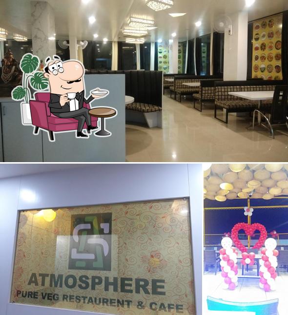 Check out how Atmosphere Pure Veg Restaurant & Cafe looks inside