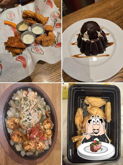 Chocolate cake at Chilis