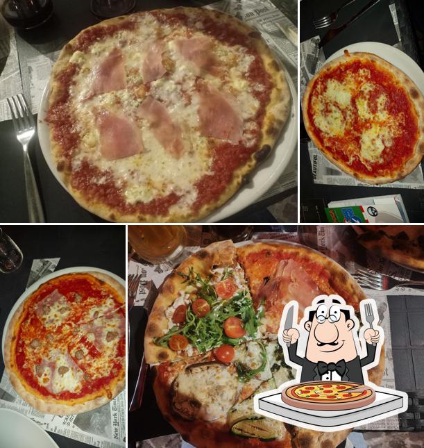Scegli una pizza a Hysteria sala d e pizza