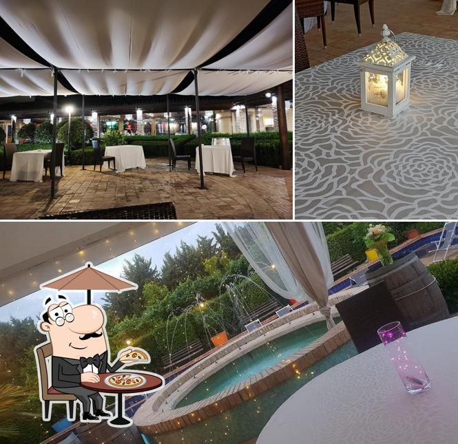 Gli esterni di Villa Fania