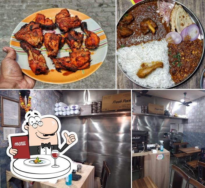 The restaurant's food and drink