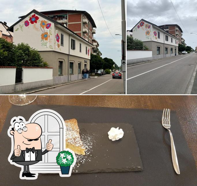 La foto della esterno e cibo di Sapore Verace