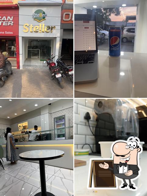 The exterior of Steller Ice Cream cafe