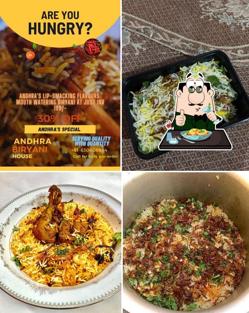 Food at Andhra Biryani House