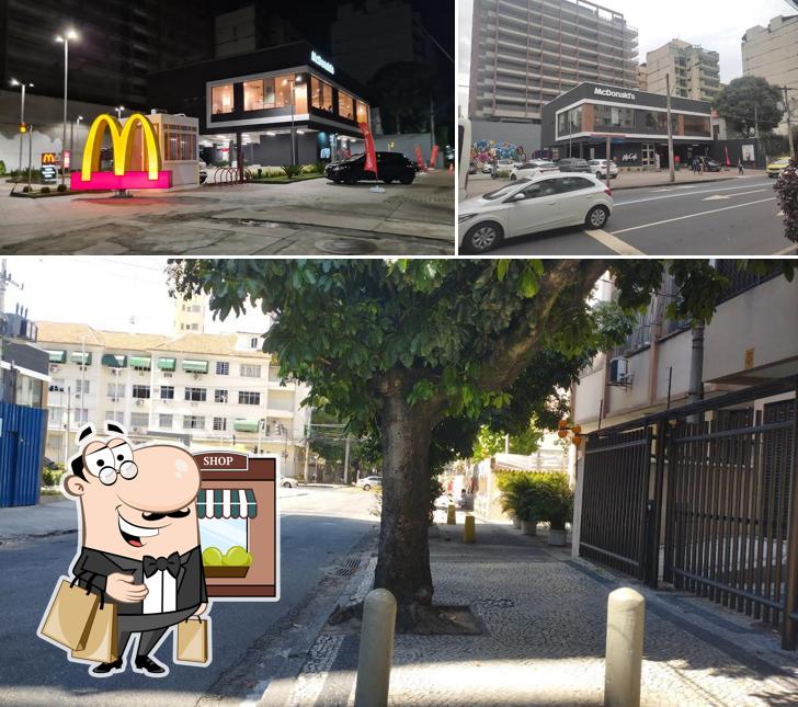 Veja imagens do exterior do McDonald's
