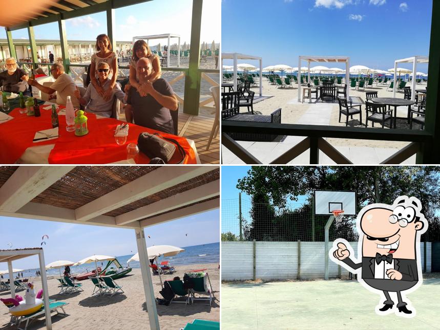 Siediti a un tavolo di La Rondine - Stabilimento balneare - Ristorante - Chalet