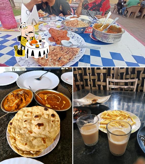 Food at Raj Darbar Dhaba