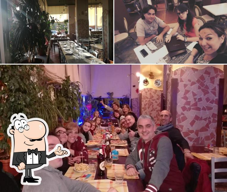 Gli interni di La Taverna di Pulcinella