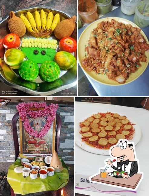 Food at Sri Deepika Nippet set Stall