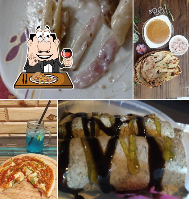 Try out pizza at The Burgers Nation