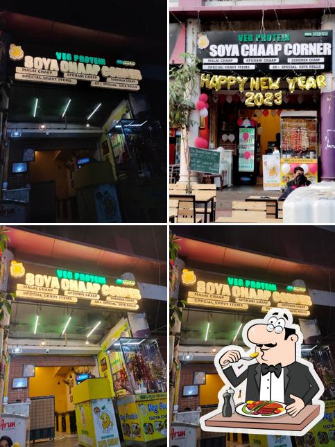 Food at VEG PROTEIN SOYA CHAAP CORNER