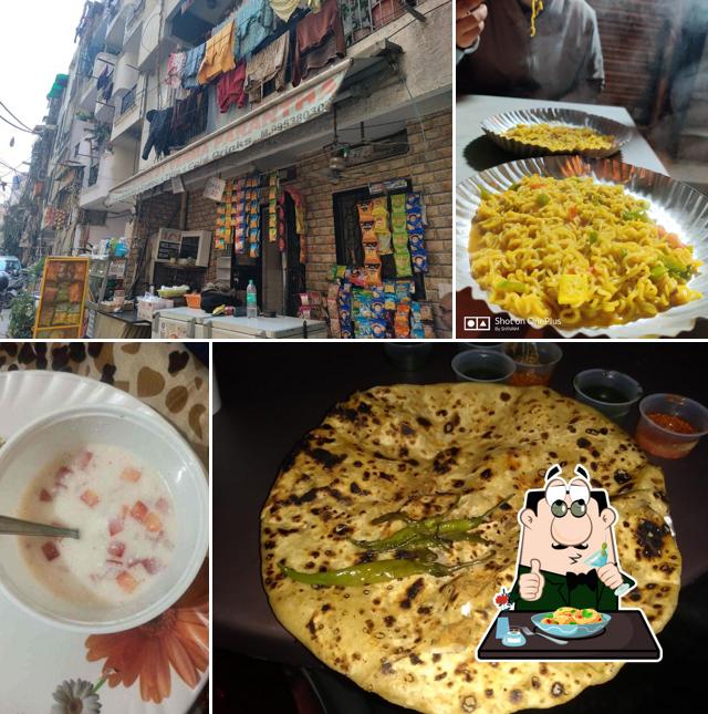 Macaroni and cheese at Verma parantha