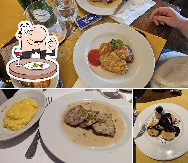 La cibo e bevanda del ristorante