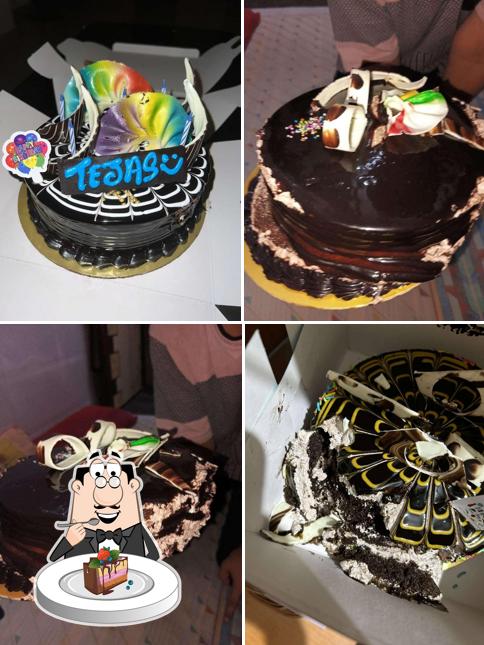 Chocolate cake at Bakers Live