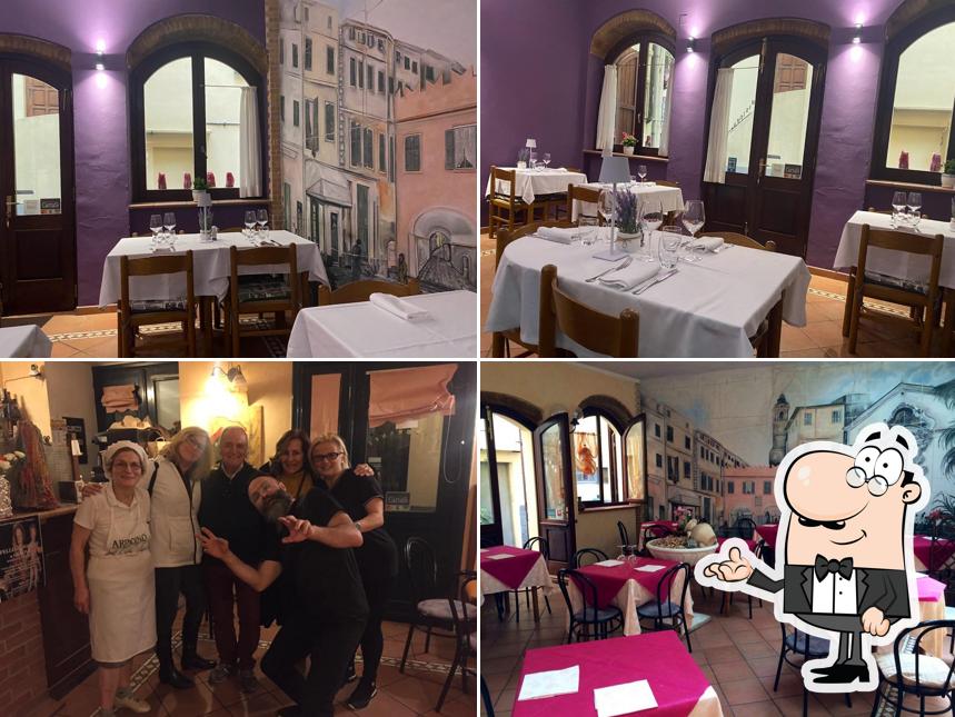 Gli interni di Antica Trattoria Garibaldi