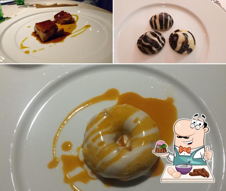 Contraste Ristorante serve un'ampia gamma di dolci