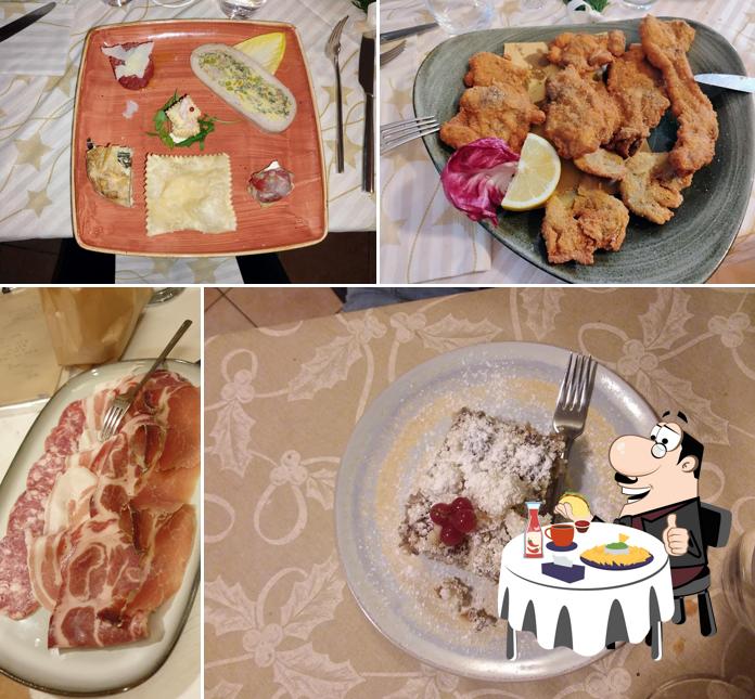 Piatto di formaggi al Osteria dei Vecchi Sapori