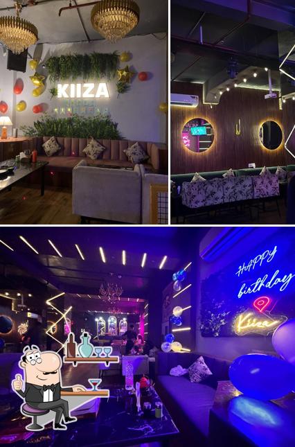 The interior of KIIZA CAFE AND LOUNGE