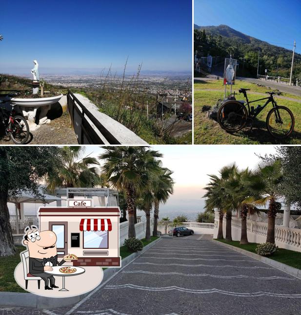 Goditi la vista dagli esterni di Hotel Villa "La Sorgente"