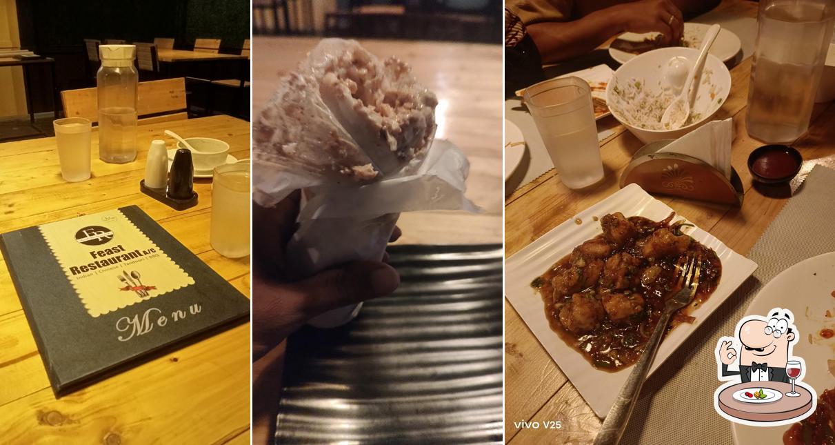 Meals at Feast restaurant