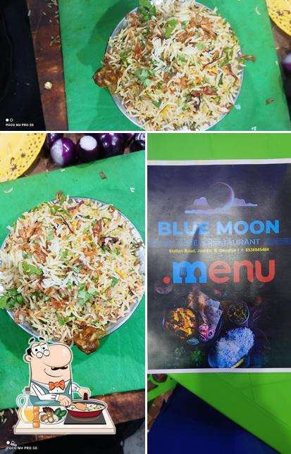Fried rice at Blue moon cafe & veg restaurant
