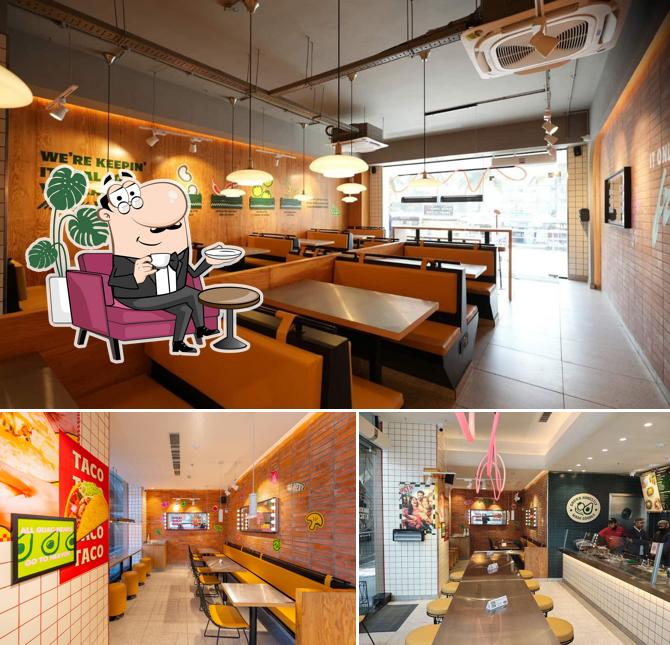 Check out how California Burrito Mexican Kitchen @ Greater Noida looks inside