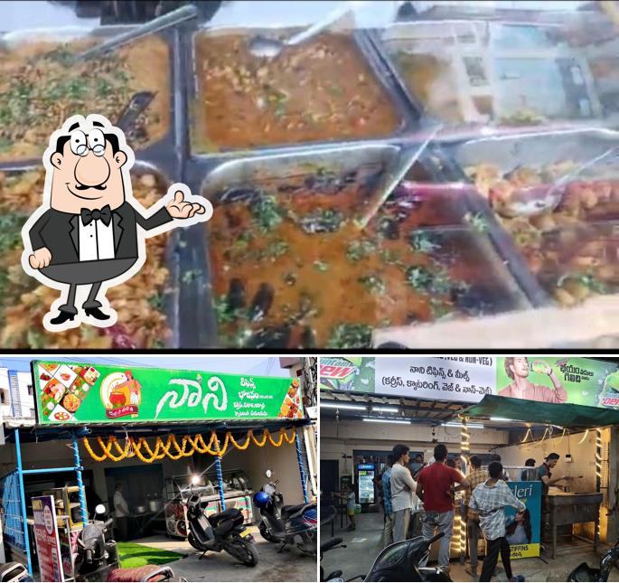 The interior of Nani Tiffins & Meals