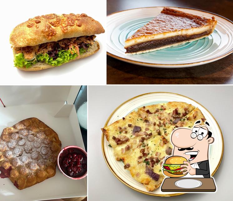 Prova un hamburger a Josua's bakery