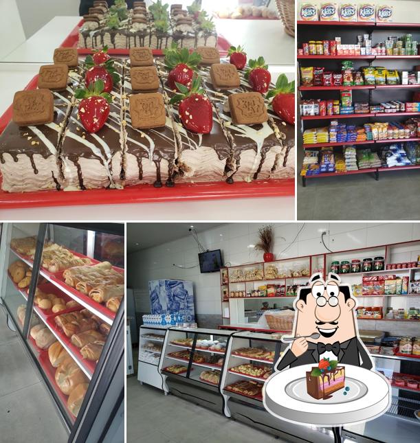 Bolo de chocolate em Panificadora e confeitaria Palácio do Trigo