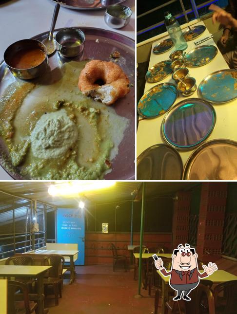 The image of food and interior at Mahalakshmi Restaurant Gokarn