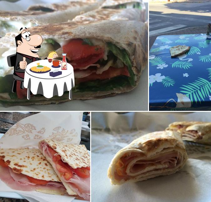 Piatto di formaggi al Piadineria Amarcord