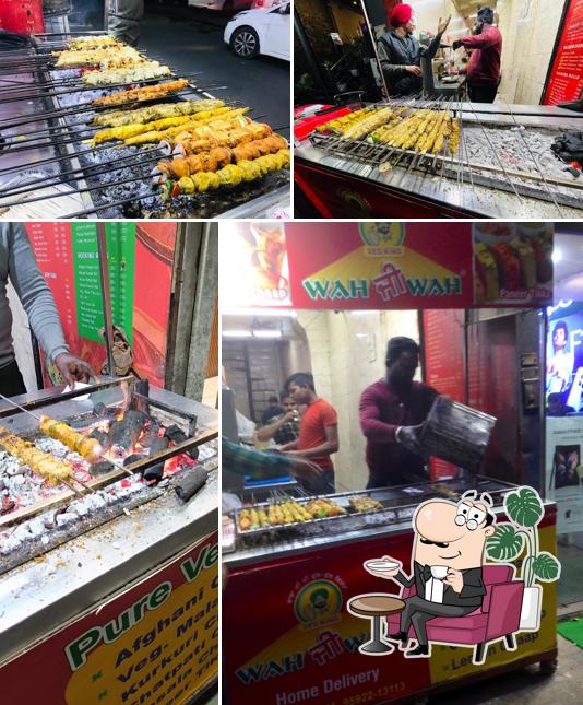 The interior of Veg king Wah Ji Wah 22 no patiala