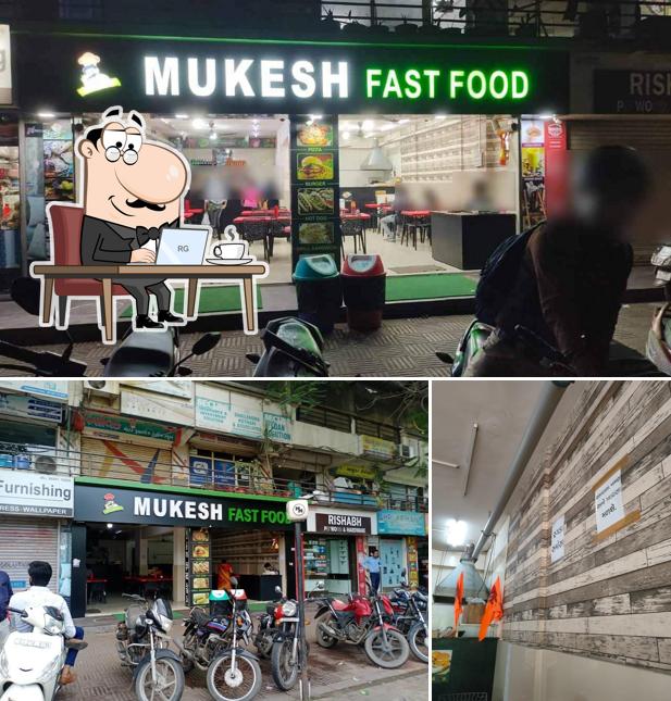Check out how Mukesh Fast Food looks inside