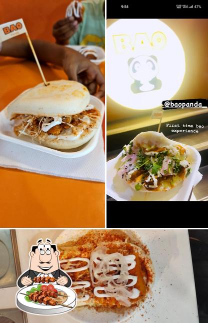 Pulled pork sandwich at Bao panda