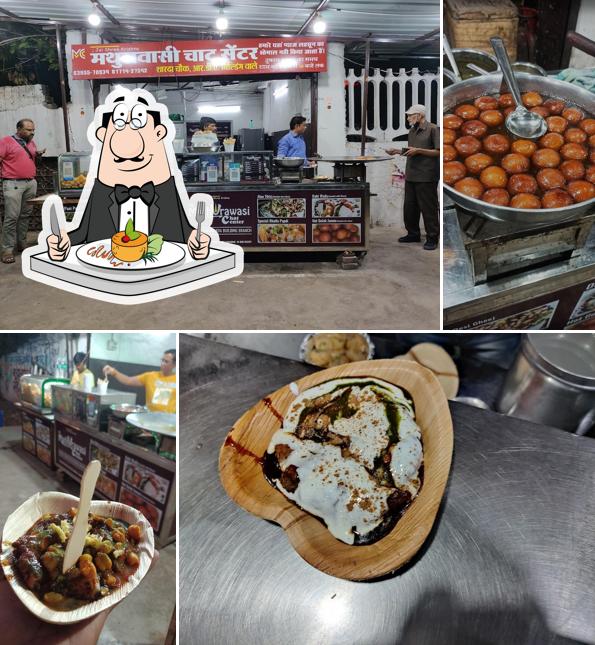 Food at Mathurawasi chaat centre RDA Building wale