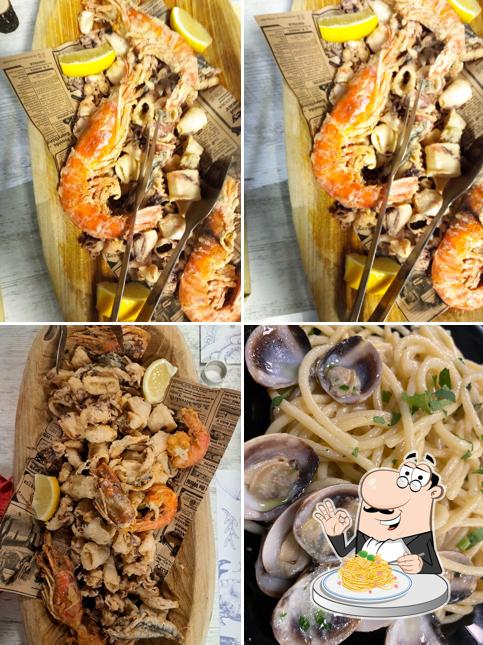 Spaghetti alla carbonara al Sogno Americano Lounge Bar Ristorante Pizzeria