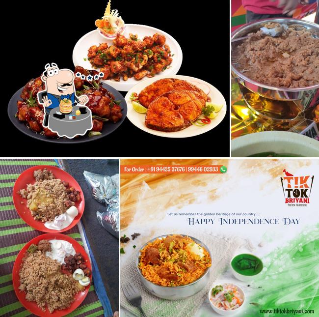 Meals at TIK TOK Briyani - Bucket Briyani Chicken Mutton Non Veg Gravies Home Made Biryani in Coimbatore