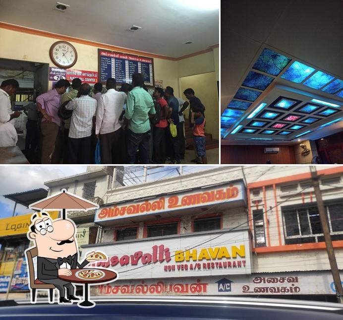 Check out the outside area of Amsavalli Bhavan