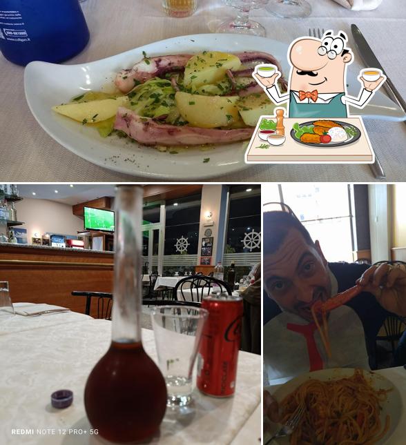 Dai un’occhiata alla immagine che presenta la cibo e esterno di Il Timone ristorante