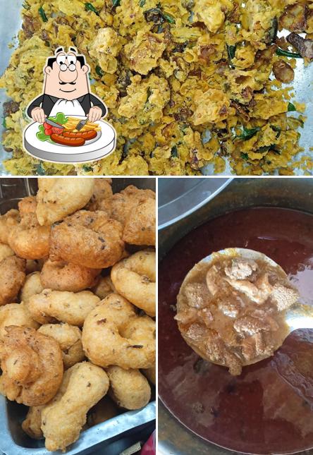 Food at Murugan Hotel