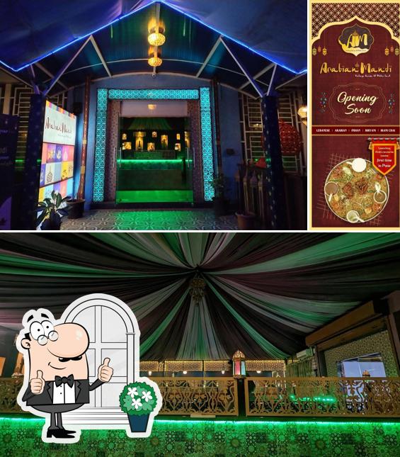 The exterior of Arabian Mandi- Best family Hyderabadi Restaurant