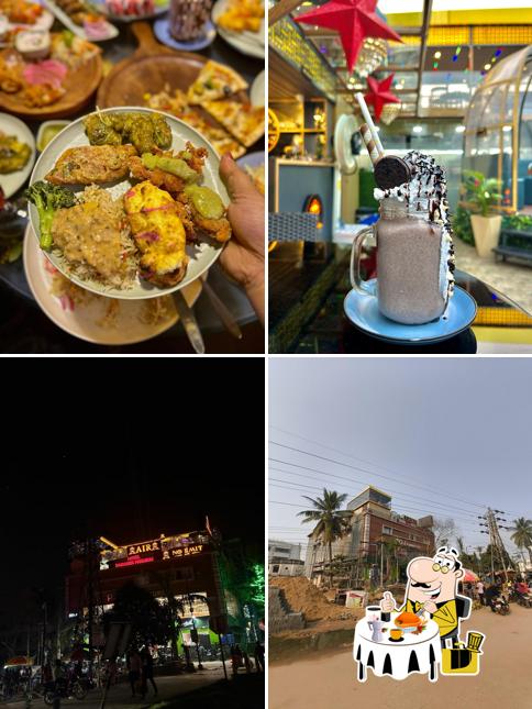 This is the picture showing food and exterior at No Limit Air