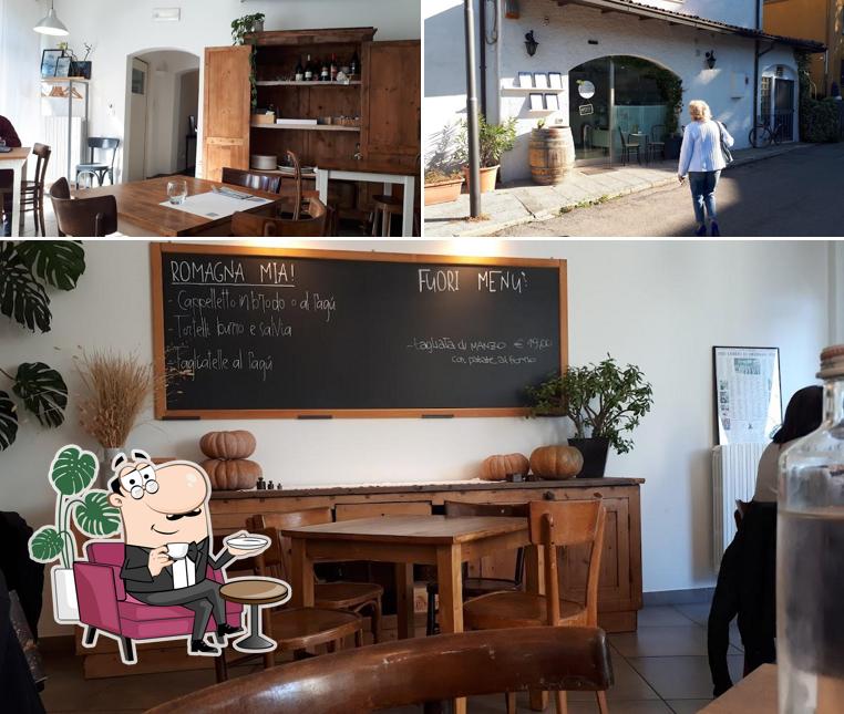 Gli interni di Trattoria Resiliente