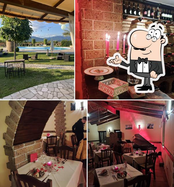 Gli interni di Vecchia Corte