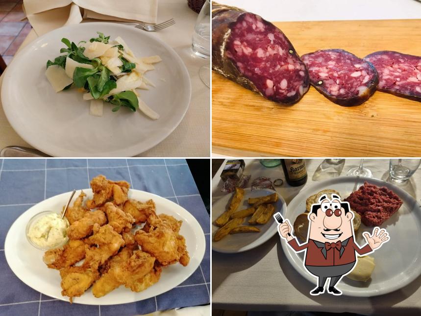 Platti al Trattoria Da Lorenzo