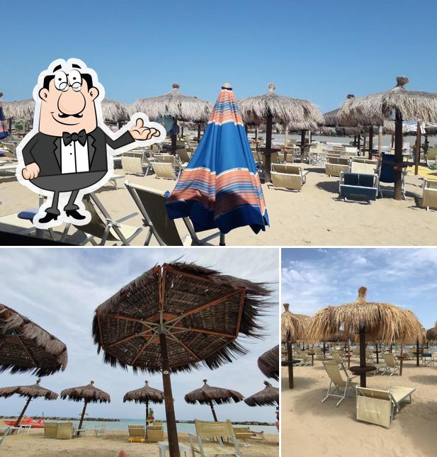 Gli interni di Gente di Mare Stabilimento Balneare