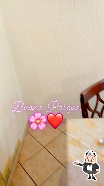 Gli interni di Osteria del borgo