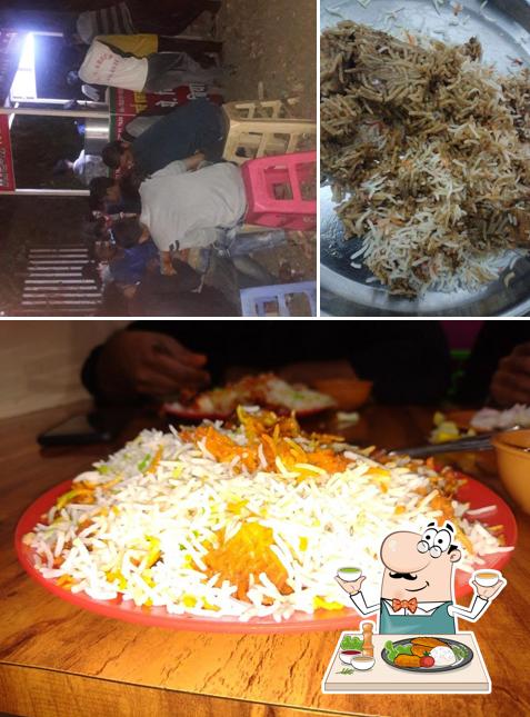 The picture of food and interior at Tiranga Biryani